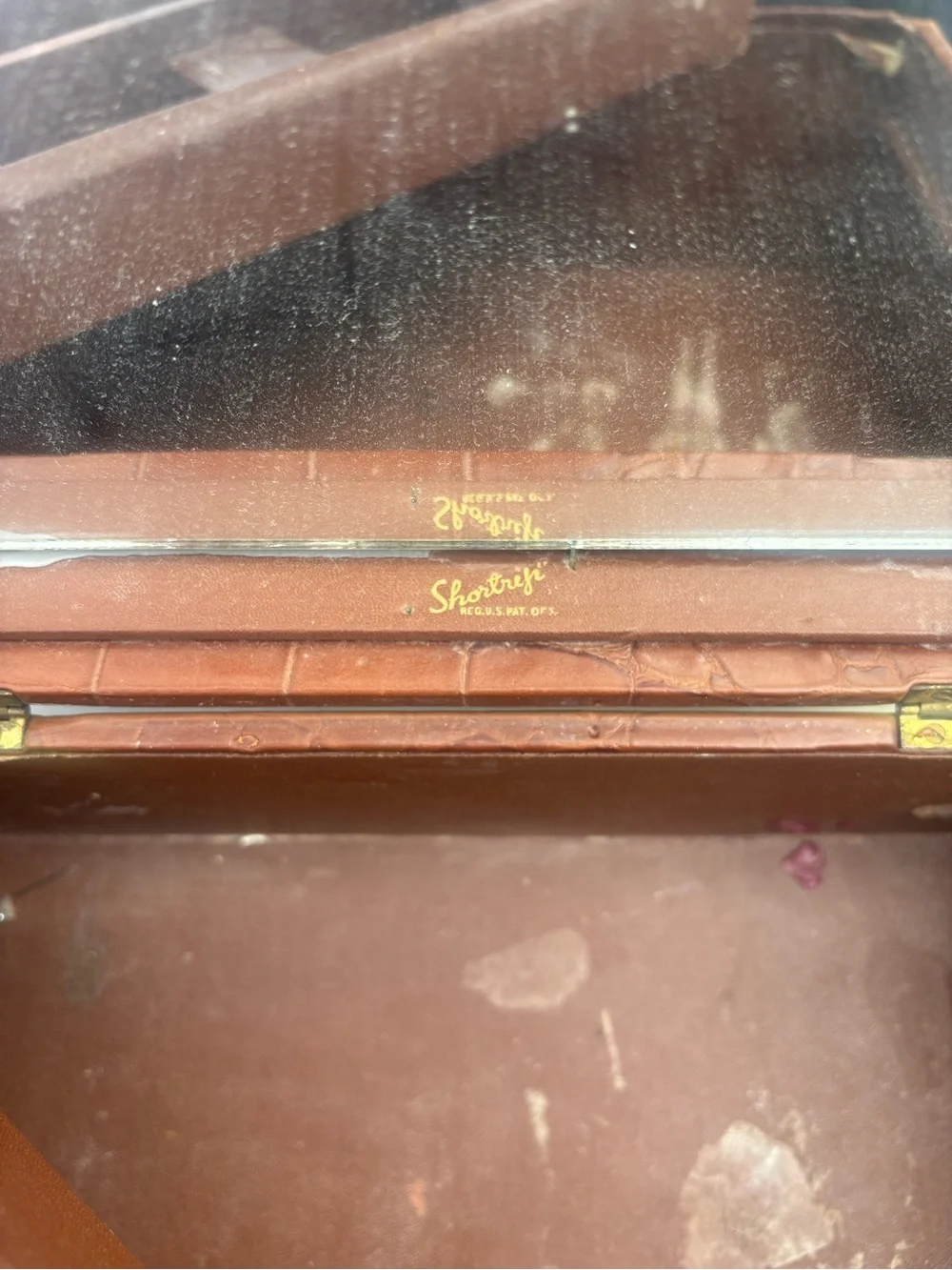 Vintage Shortrip Top Grain Cowhide Train Case